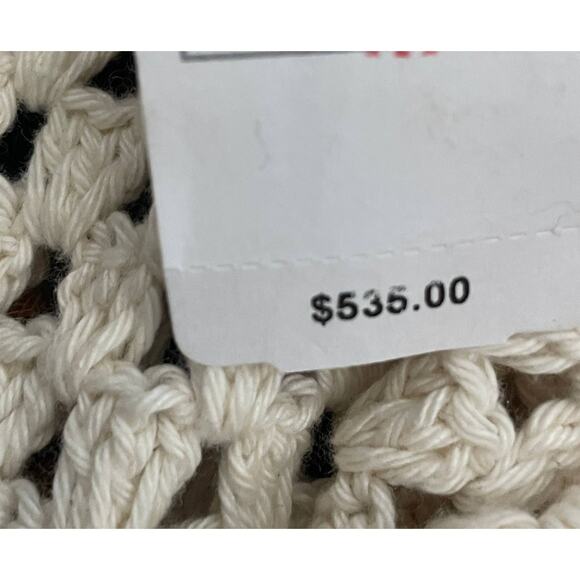 New Stella Pardo Paris Crochet Chevron Knit Skirt - Picture 3 of 10